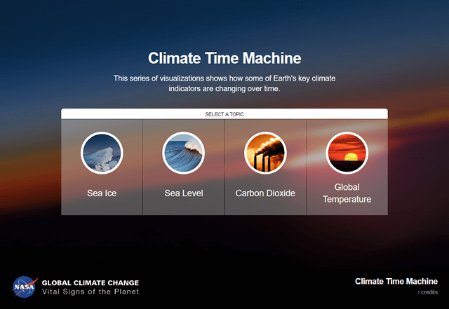 NASA Climate Time Machine