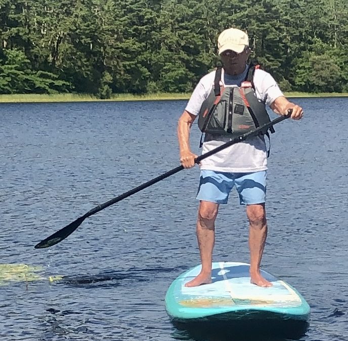 Pond Stories: Paddle Boarding at 89 on Elbow Pond, Brewster