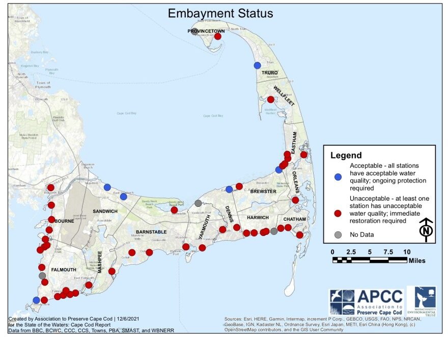 Cape Cod Embayments Water Quality