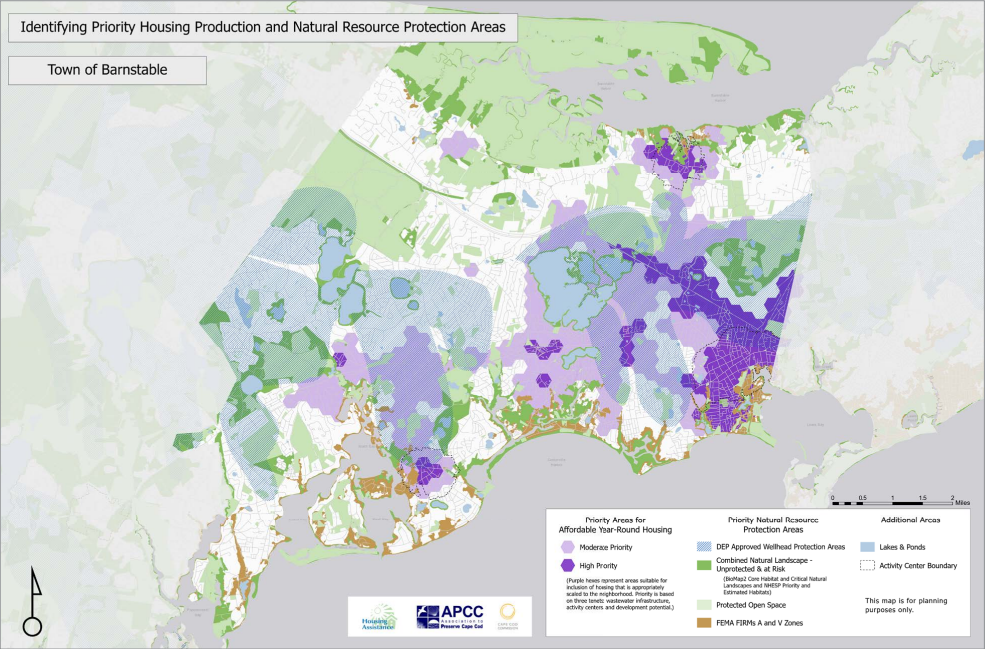 Natural Resource Protection and Housing Priority Areas in Barnstable