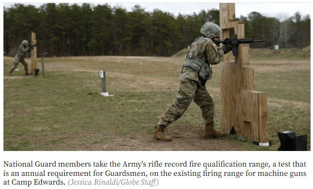 Boston.com: Healey nixes proposed machine gun range on Cape Cod