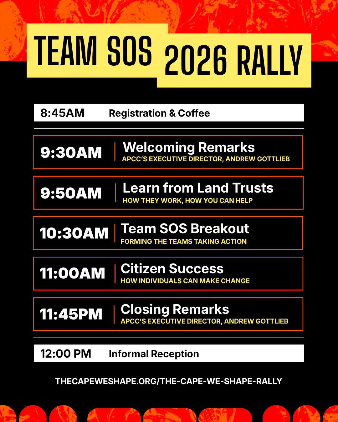 Rally Agenda